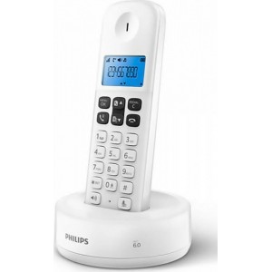 PHILIPS D1611W/34 Ασύρματο Τηλέφωνο με Aνοιχτή Aκρόαση Λευκό ΕΩΣ 12 ΔΟΣΕΙΣ